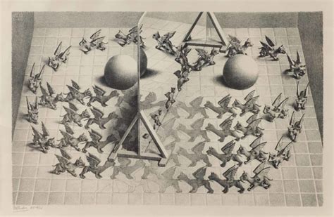 MC Escher's Magic Mirrors and the Nature of Reality